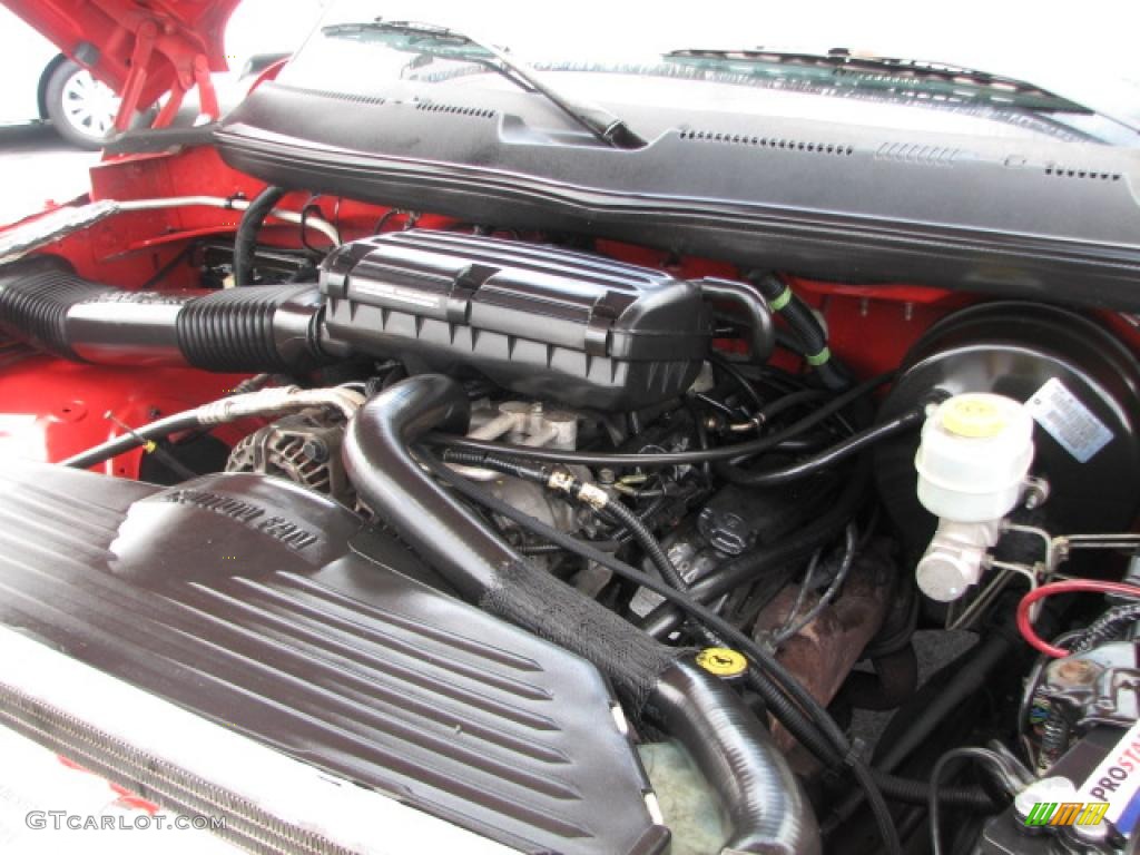 2000 Dodge Ram 1500 SLT Extended Cab 5.2 Liter OHV 16-Valve V8 Engine Photo #39861967