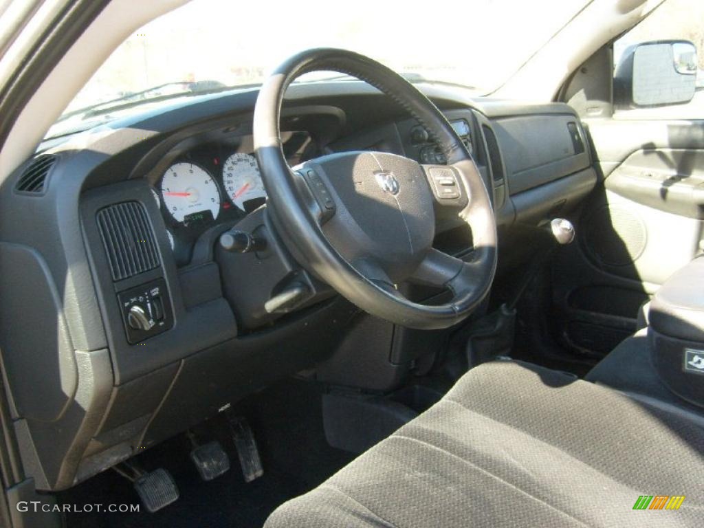 Dark Slate Gray Interior 2005 Dodge Ram 3500 SLT Quad Cab 4x4 Dually Photo #39862003