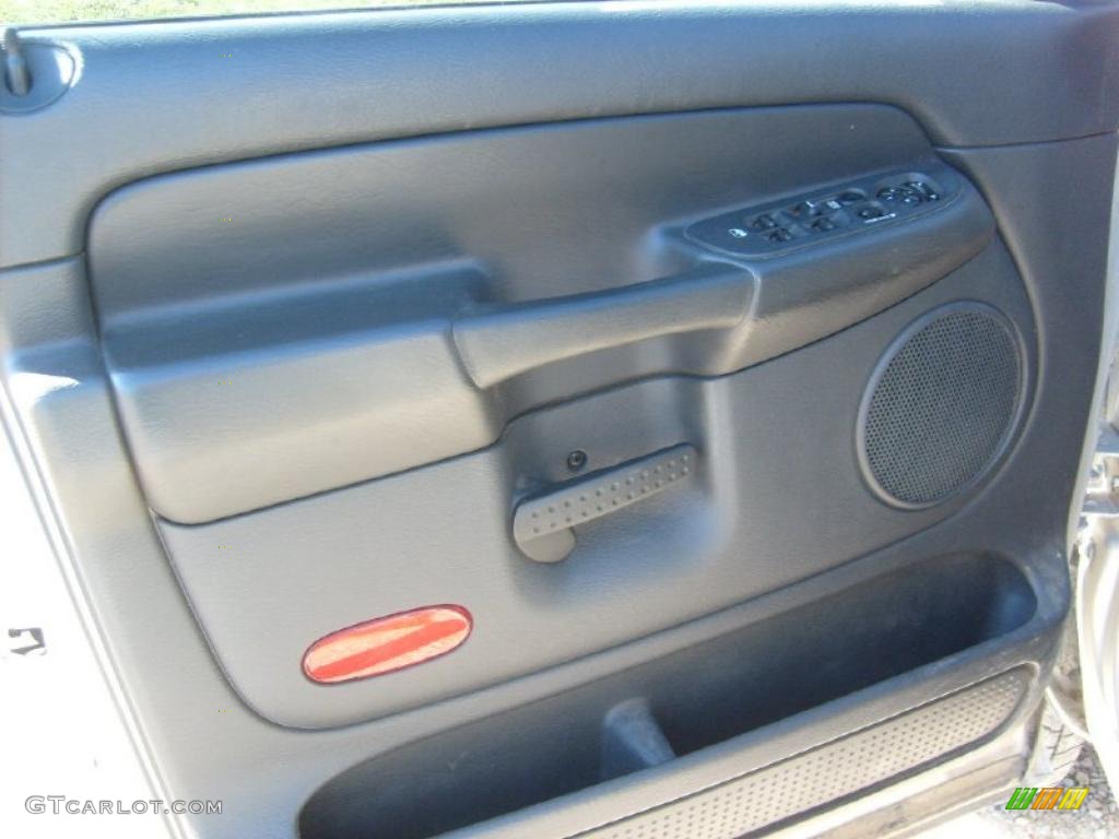 2005 Dodge Ram 3500 SLT Quad Cab 4x4 Dually Dark Slate Gray Door Panel Photo #39862019