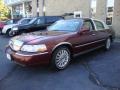 2004 Autumn Red Metallic Lincoln Town Car Signature  photo #3