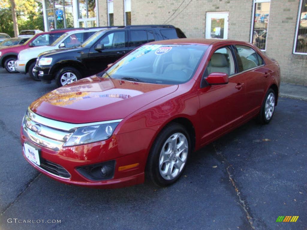 Sangria Red Metallic 2010 Ford Fusion SE Exterior Photo #39862149