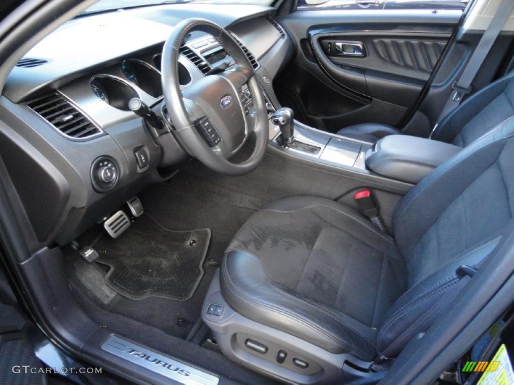 Charcoal Black Interior 2010 Ford Taurus Sho Awd Photo