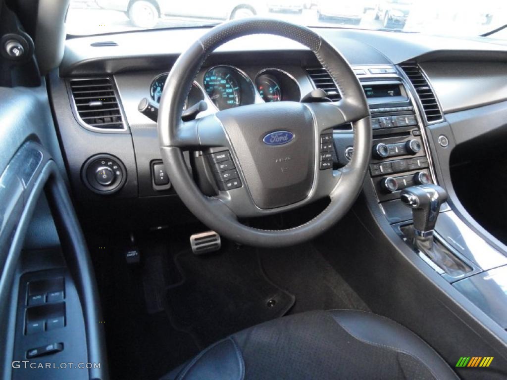 2010 Ford Taurus SHO AWD Charcoal Black Dashboard Photo #39862523