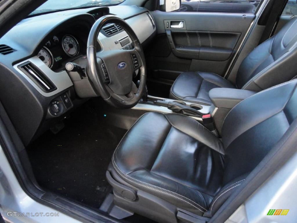 Charcoal Black Interior 2009 Ford Focus SES Sedan Photo #39862735