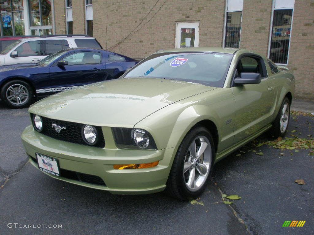Legend Lime Metallic 2006 Ford Mustang GT Premium Coupe Exterior Photo #39862872