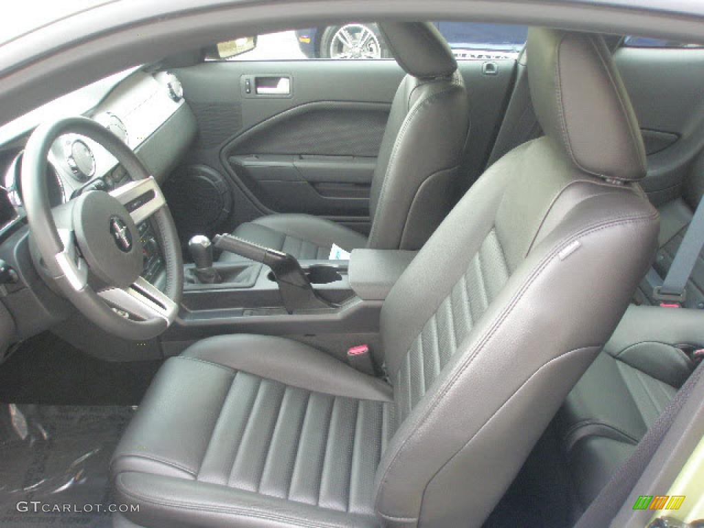 2006 Mustang GT Premium Coupe - Legend Lime Metallic / Dark Charcoal photo #6