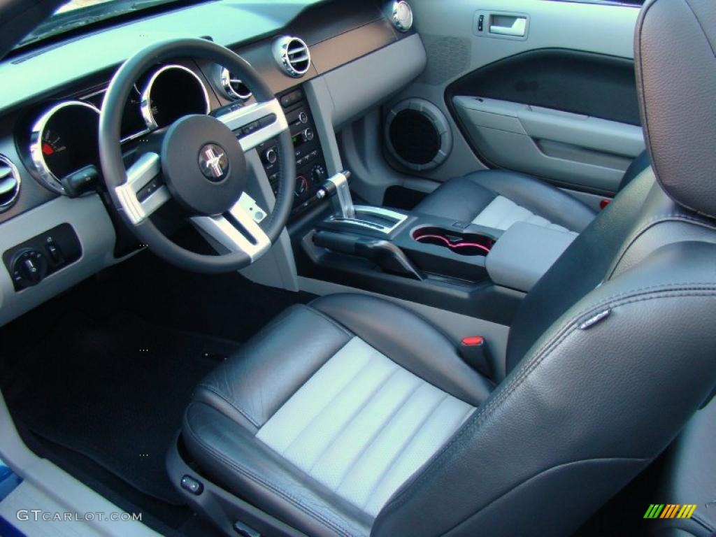 Charcoal Black/Dove Interior 2008 Ford Mustang GT/CS California Special Convertible Photo #39863225