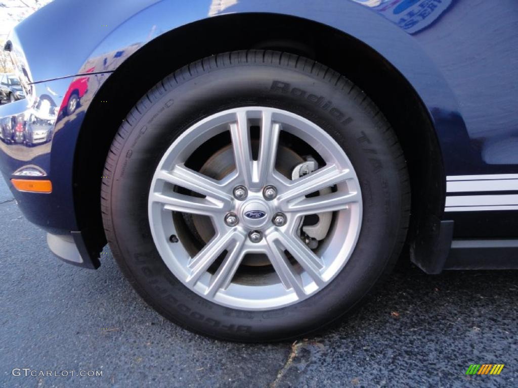 2011 Mustang V6 Convertible - Kona Blue Metallic / Stone photo #7