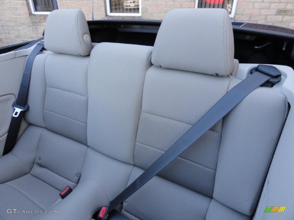 Stone Interior 2011 Ford Mustang V6 Convertible Photo #39863551