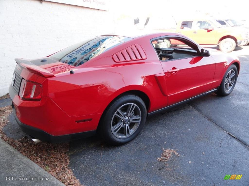 2011 Mustang V6 Premium Coupe - Race Red / Charcoal Black photo #3