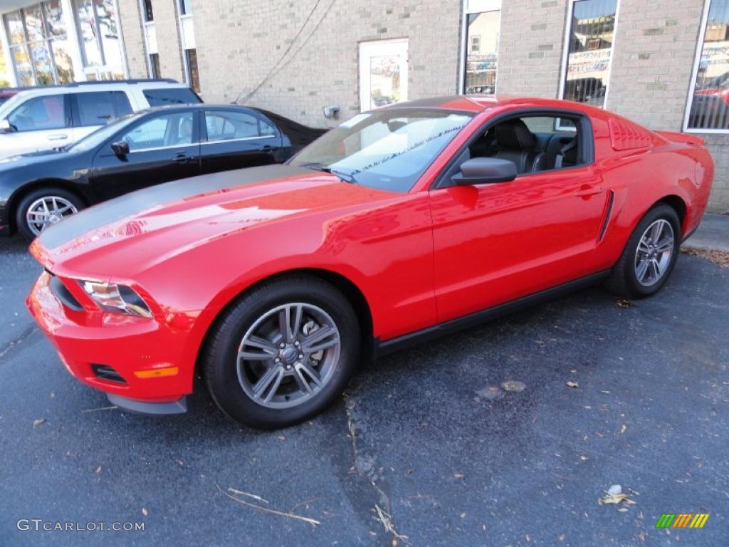 Race Red 2011 Ford Mustang V6 Premium Coupe Exterior Photo #39863871