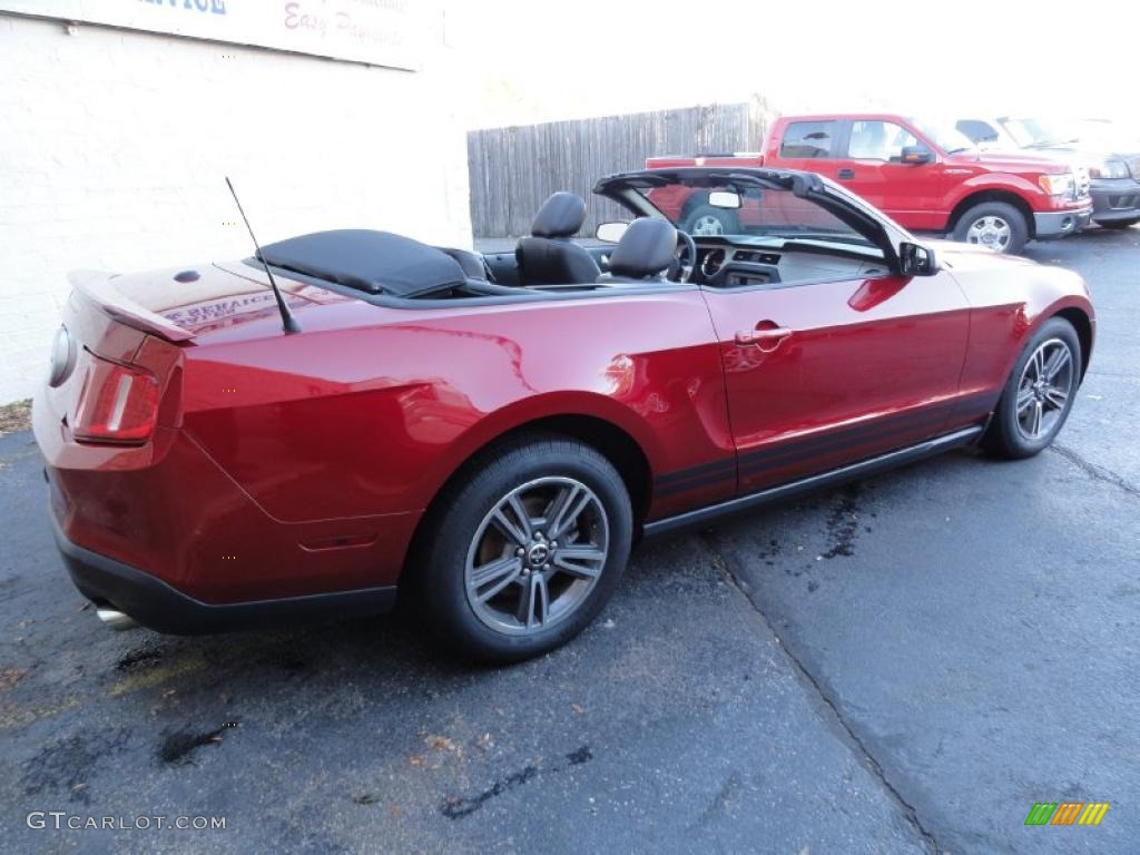 Red Candy Metallic 2010 Ford Mustang V6 Premium Convertible Exterior Photo #39864571