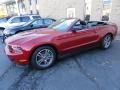 2010 Red Candy Metallic Ford Mustang V6 Premium Convertible  photo #6