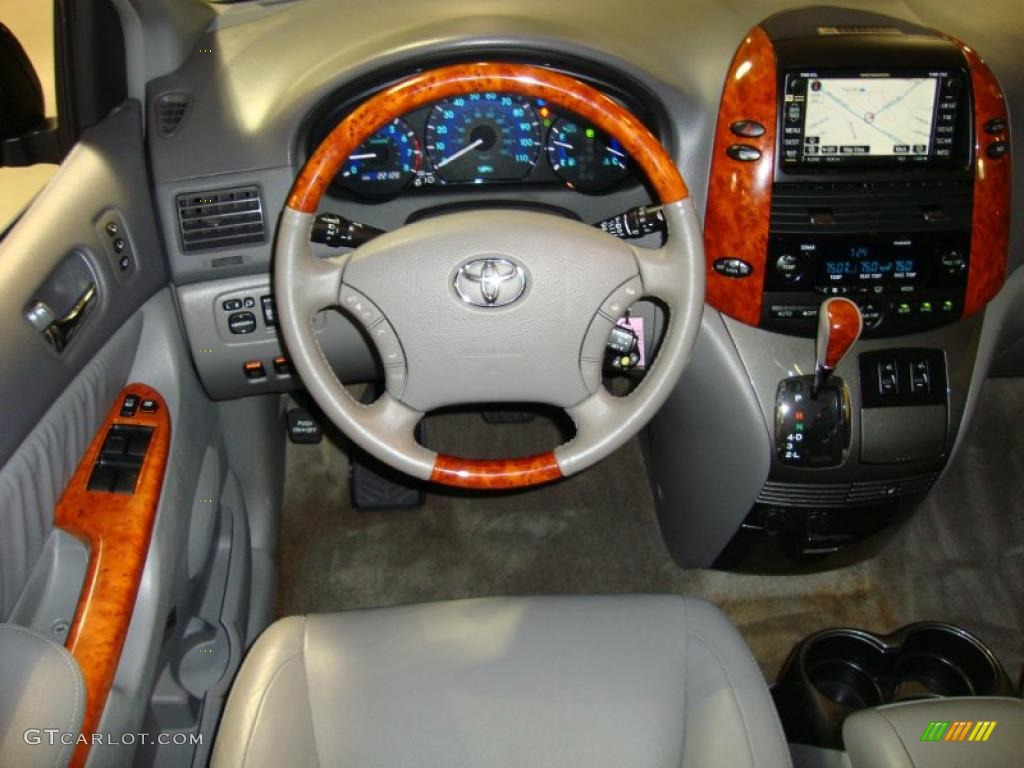 2009 Toyota Sienna Limited AWD Stone Steering Wheel Photo #39864639