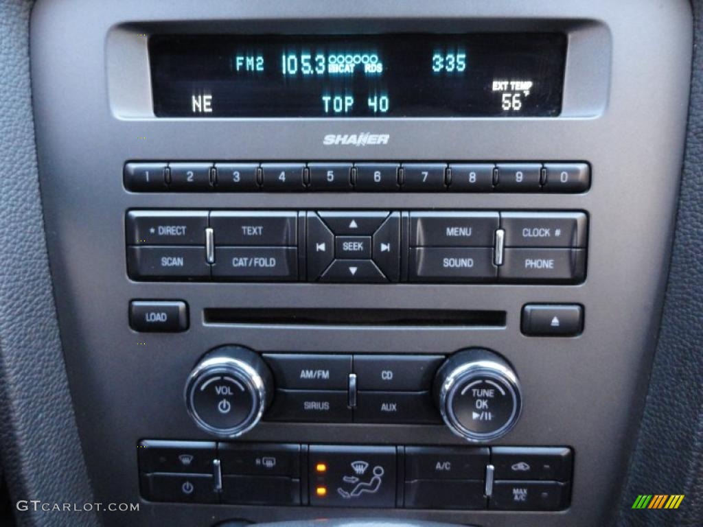 2010 Ford Mustang V6 Premium Convertible Controls Photo #39864727