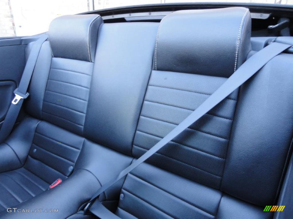 Charcoal Black Interior 2010 Ford Mustang V6 Premium Convertible Photo #39864759