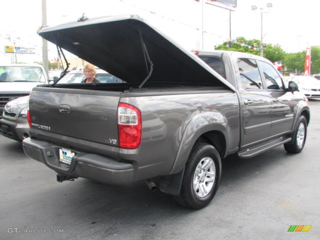 2006 Tundra Limited Double Cab - Phantom Gray Pearl / Light Charcoal photo #8