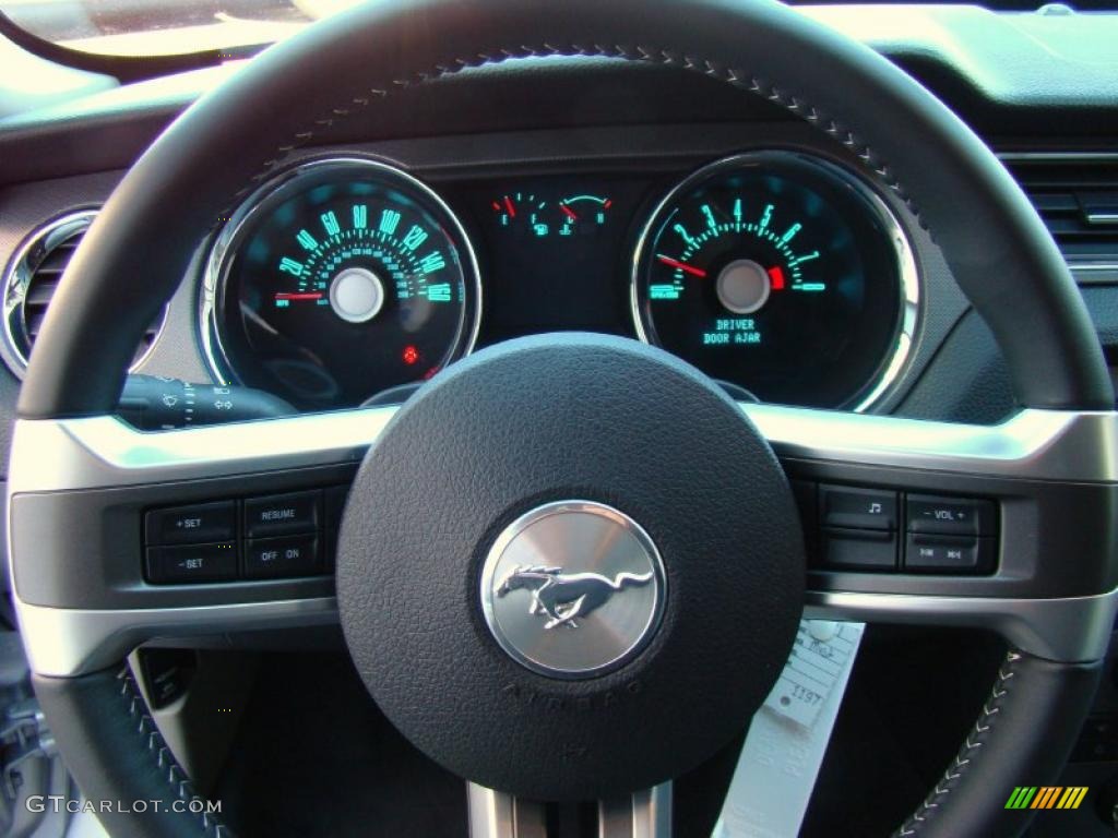 2011 Mustang V6 Coupe - Ingot Silver Metallic / Stone photo #10