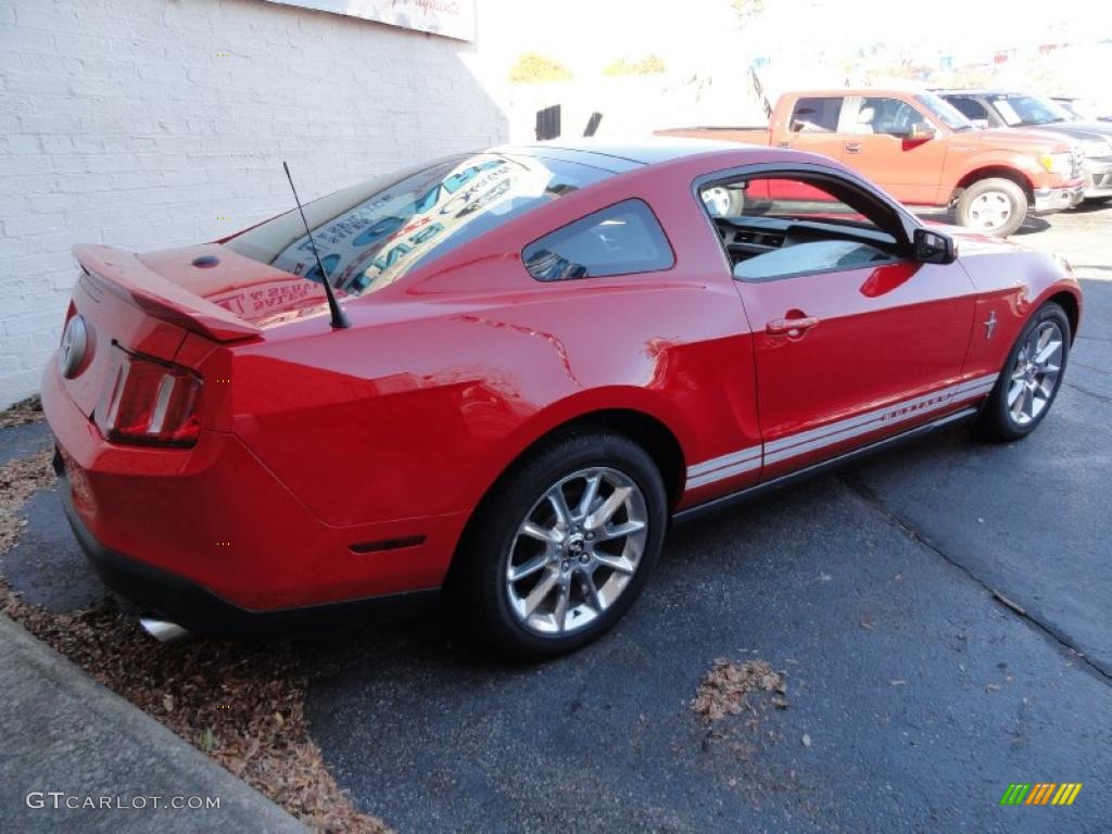 2011 Mustang V6 Coupe - Race Red / Charcoal Black photo #3