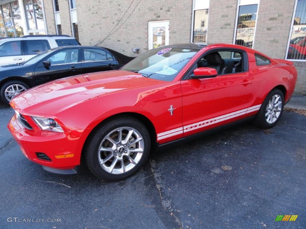 Race Red 2011 Ford Mustang V6 Coupe Exterior Photo #39865099
