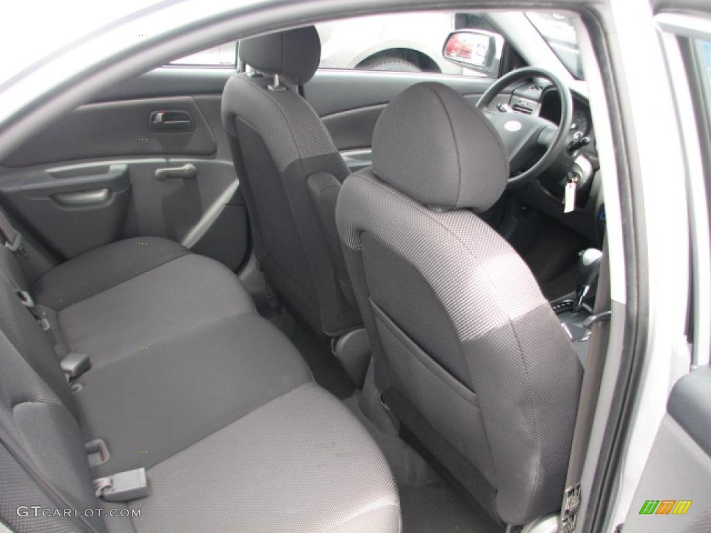 Gray Interior 2008 Kia Rio LX Sedan Photo #39865283