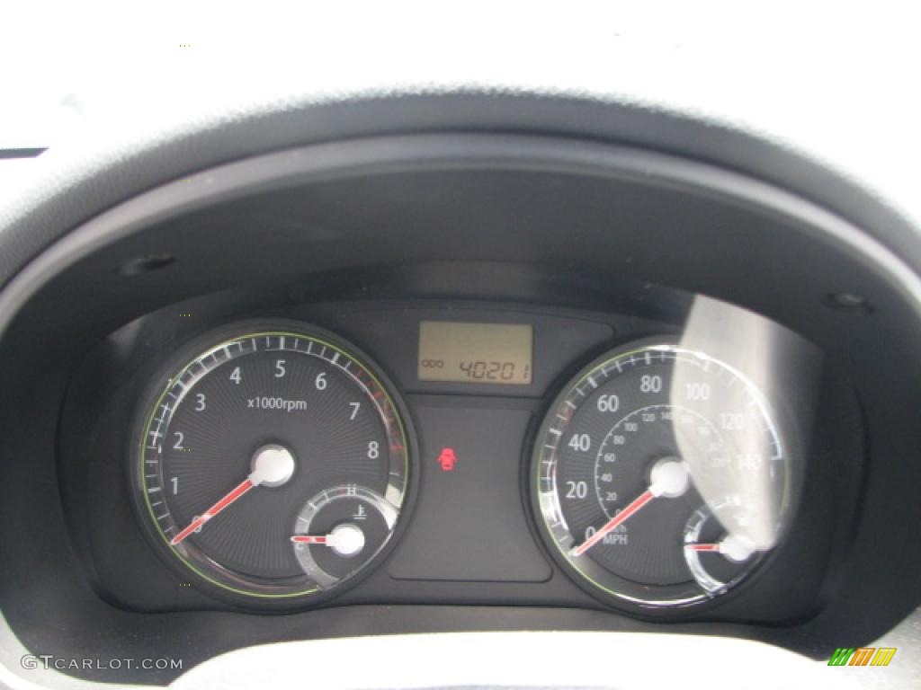 2008 Kia Rio LX Sedan Gauges Photo #39865343