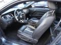 Charcoal Black/White Interior Photo for 2010 Ford Mustang #39865399