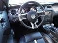 Charcoal Black/White Steering Wheel Photo for 2010 Ford Mustang #39865417