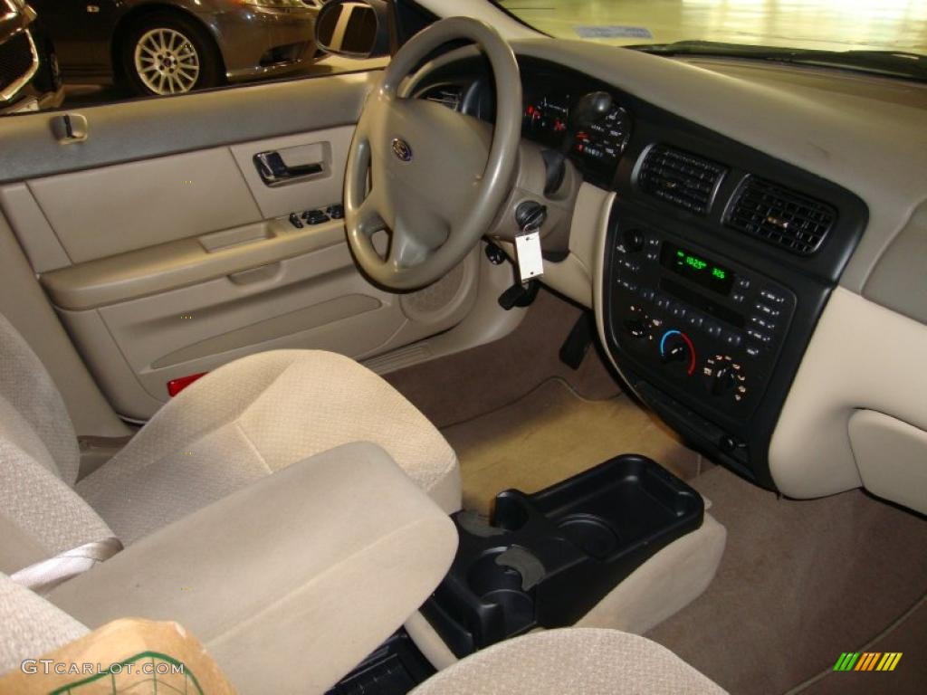 2001 Ford Taurus LX Medium Parchment Dashboard Photo #39865611