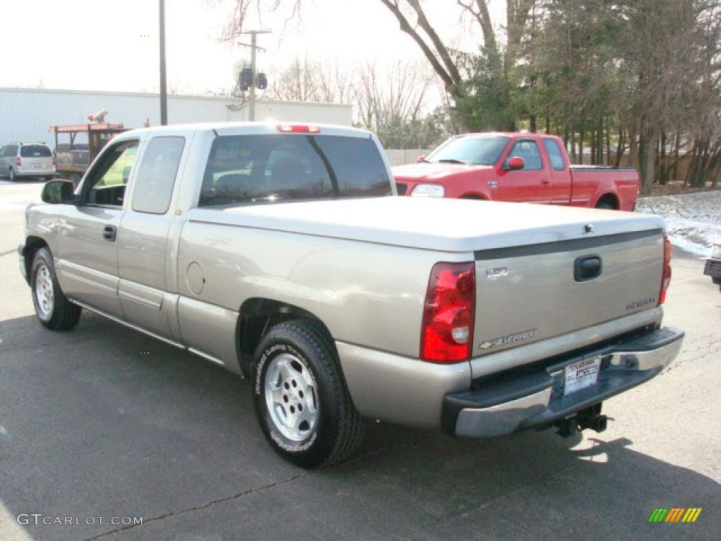 2003 Silverado 1500 Extended Cab - Light Pewter Metallic / Dark Charcoal photo #7