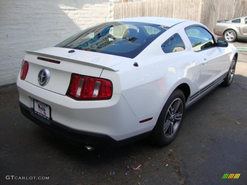 Performance White 2010 Ford Mustang V6 Premium Coupe Exterior Photo #39865931