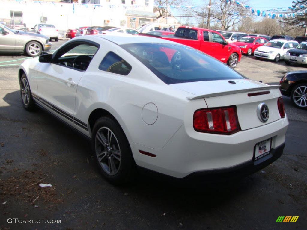 Performance White 2010 Ford Mustang V6 Premium Coupe Exterior Photo #39865955