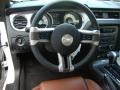 Saddle 2010 Ford Mustang V6 Premium Coupe Steering Wheel