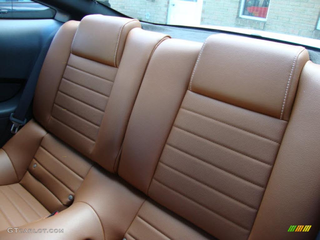 Saddle Interior 2010 Ford Mustang V6 Premium Coupe Photo #39865999