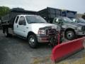 2007 Oxford White Ford F350 Super Duty SuperCab 4x4 Chassis  photo #1