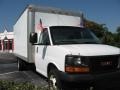 White - Savana Cutaway 3500 Commercial Moving Truck Photo No. 3