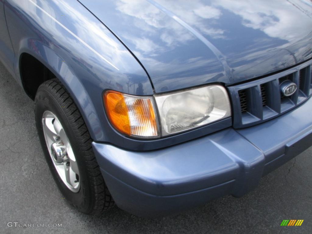 2002 Sportage  - Slate Blue / Gray photo #2