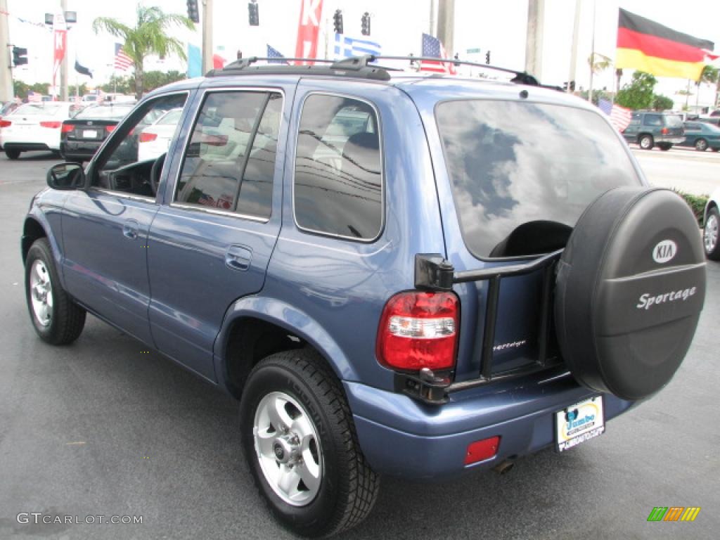 2002 Sportage  - Slate Blue / Gray photo #7