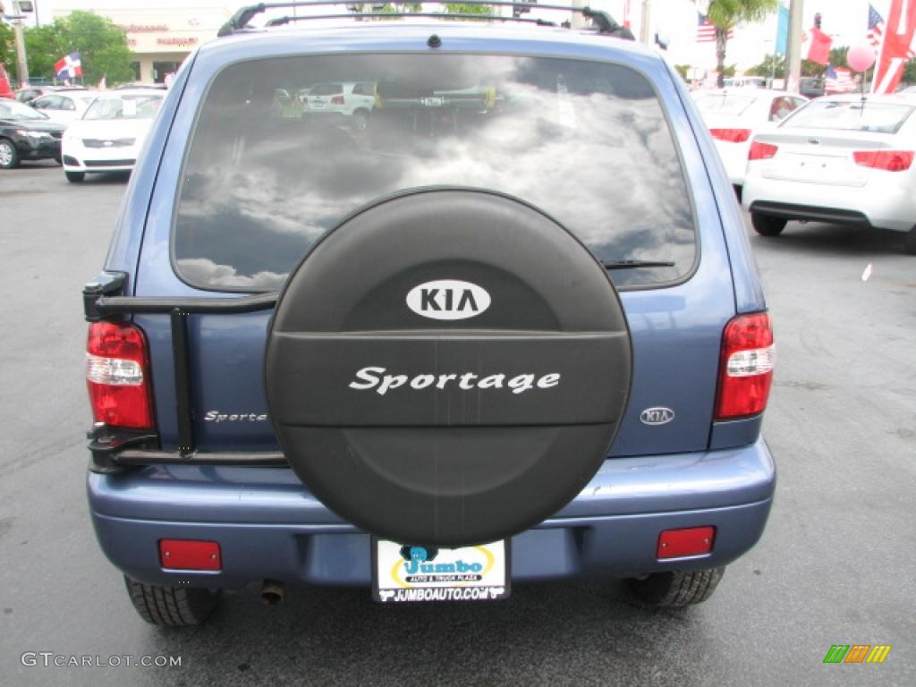 2002 Sportage  - Slate Blue / Gray photo #8