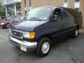 2004 True Blue Metallic Ford E Series Van E350 Super Duty XL 15 Passenger  photo #3