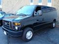 Black 2008 Ford E Series Van E350 Super Duty Cargo Exterior