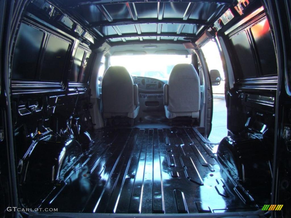 2008 E Series Van E350 Super Duty Cargo - Black / Medium Flint photo #13