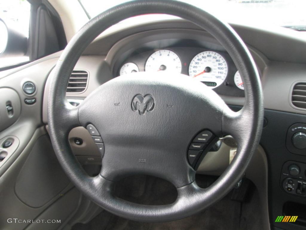 2004 Dodge Intrepid SE Dark Slate Gray Steering Wheel Photo #39867283