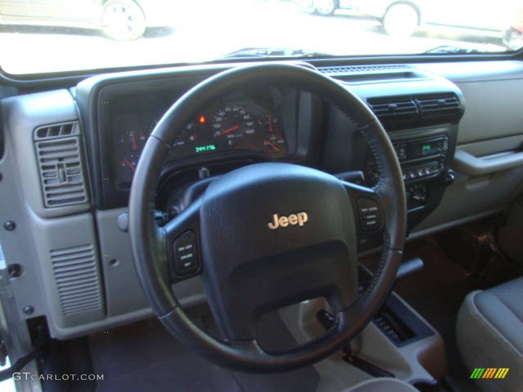 2004 Wrangler Sahara 4x4 - Light Khaki Metallic / Khaki photo #5