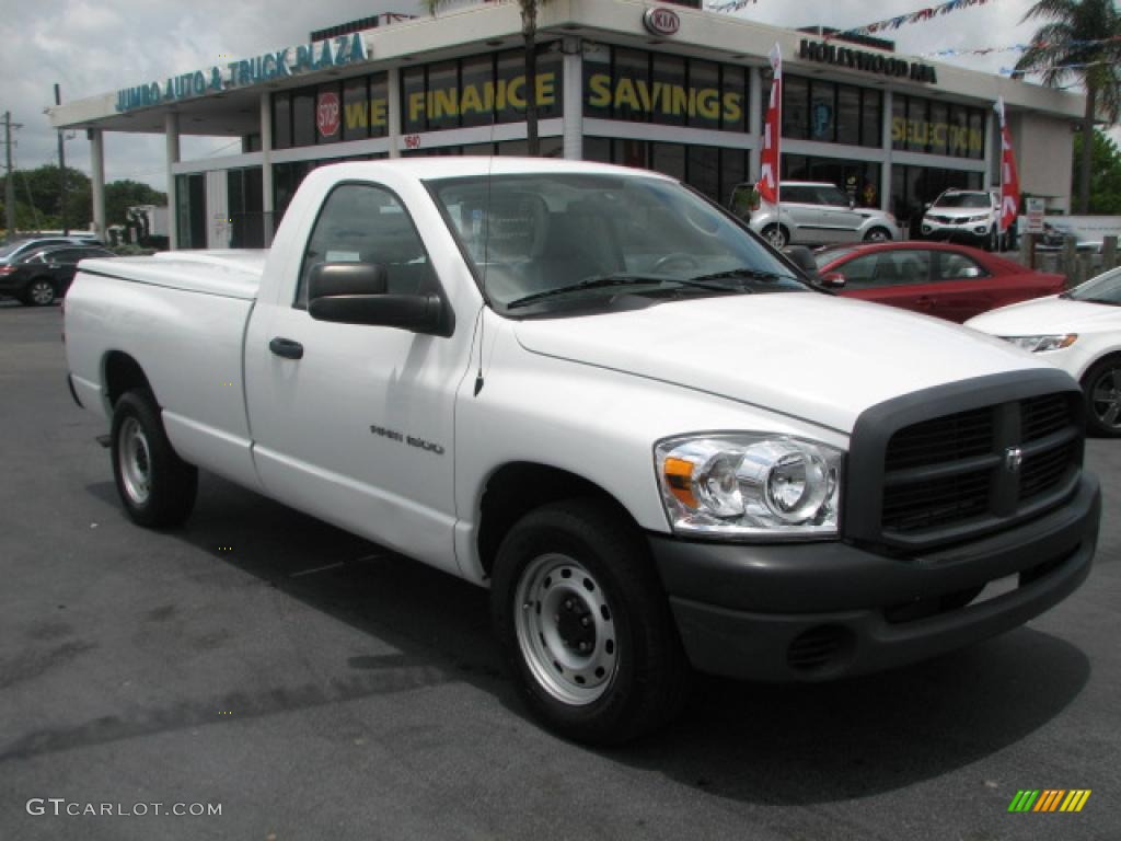 Bright White Dodge Ram 1500