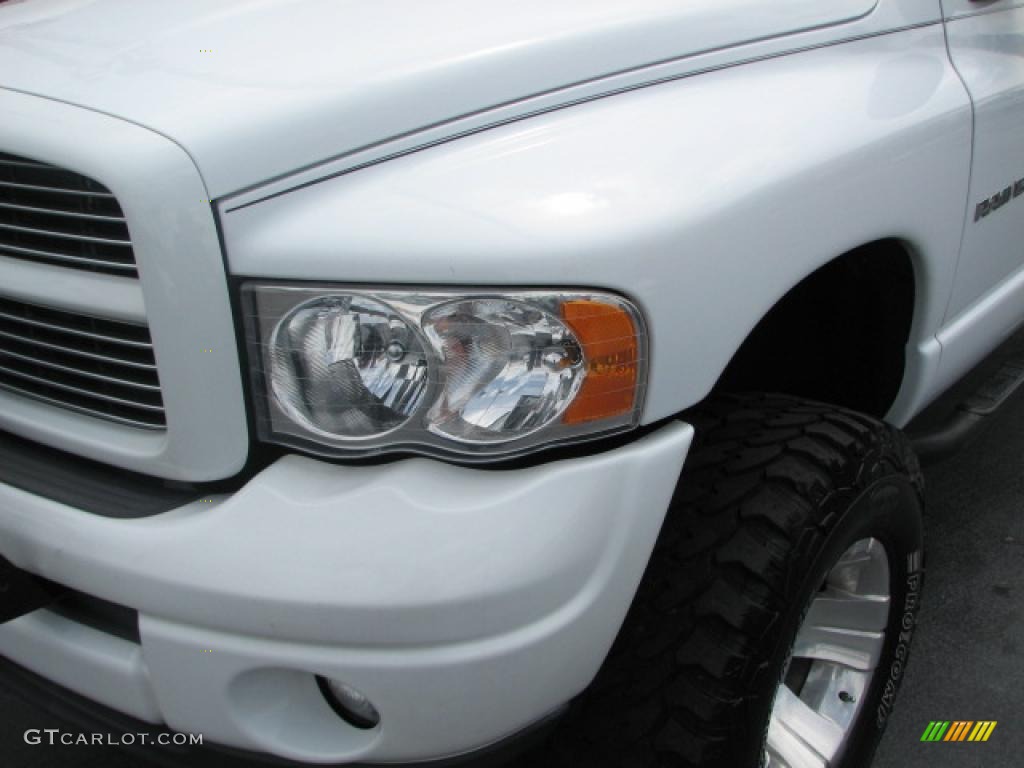 2002 Ram 1500 SLT Quad Cab 4x4 - Bright White / Dark Slate Gray photo #5