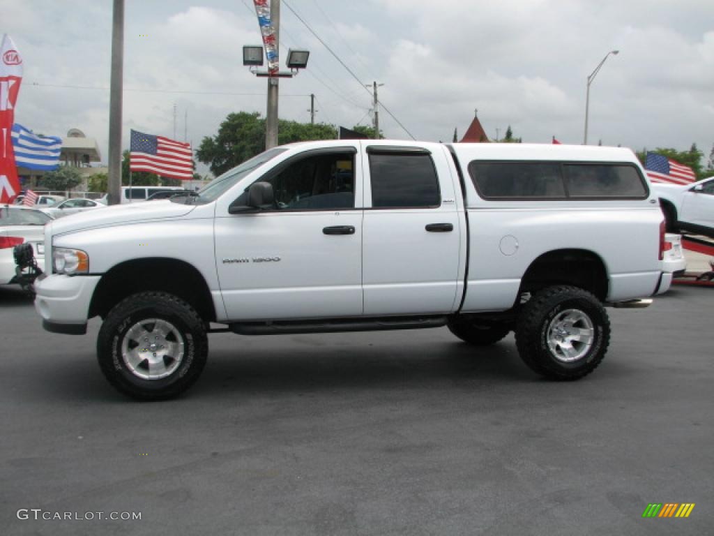 2002 Ram 1500 SLT Quad Cab 4x4 - Bright White / Dark Slate Gray photo #6