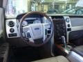 Medium Stone Leather/Sienna Brown Dashboard Photo for 2009 Ford F150 #39868571