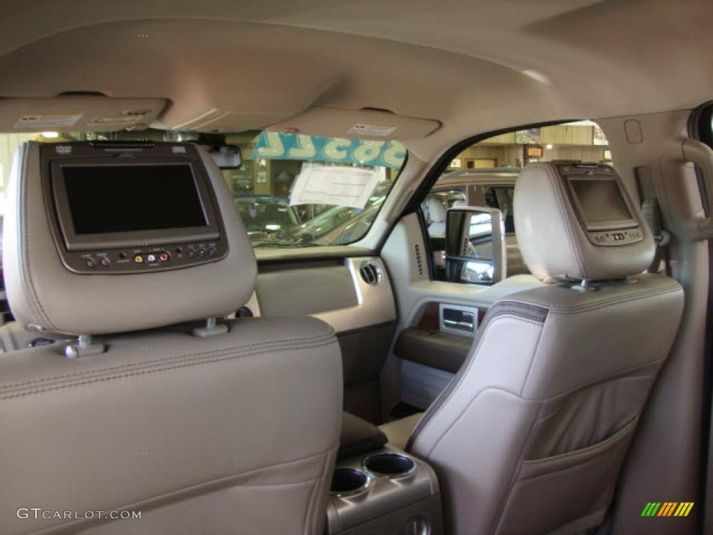 Medium Stone Leather/Sienna Brown Interior 2009 Ford F150 Platinum SuperCrew 4x4 Photo #39868623
