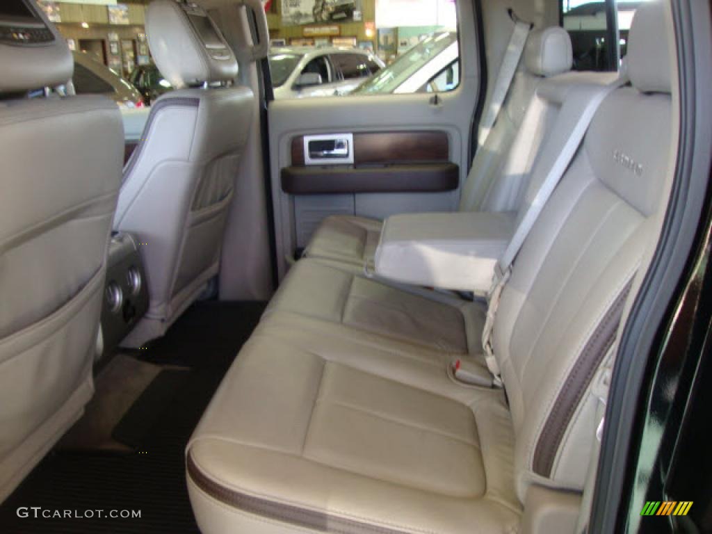 Medium Stone Leather/Sienna Brown Interior 2009 Ford F150 Platinum SuperCrew 4x4 Photo #39868635
